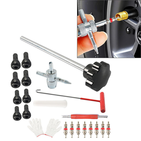 Quick Change Tire Valve Tool Kit Quick Change Tire Valve Core Tool Q