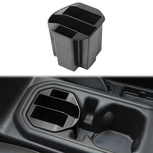 Water Cup Holder Storage Box Organizer for Jeep for Wrangler JL Gladiator JT 18-23 Q