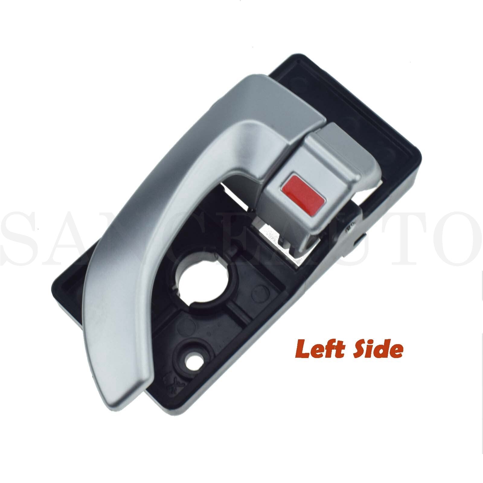 Silver interior door handle (left) for Hyundai for Tucson 2005-2009. Brand New. v