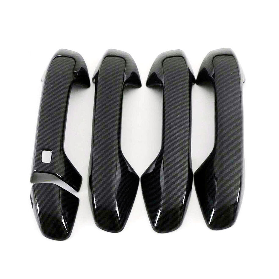 Carbon Fiber ABS Outdoor Handle Cover Trim for Kia Forte/K3 2019-2022 2023