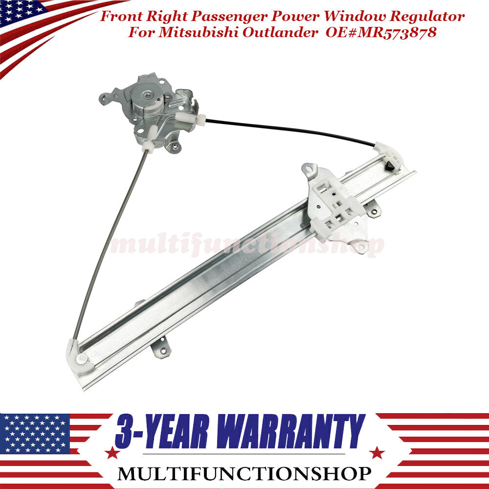 Front Right Passenger Power Window Regulator 2003-2006 for Mitsubishi Outlander Q