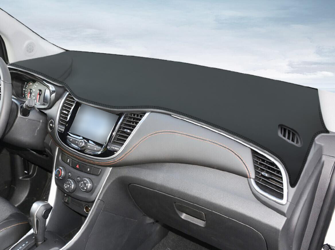for Chevrolet Trax 2017-2021 Leather Dash Mat Dashboard Cover Dashmat Inner Pad