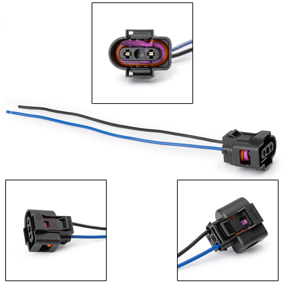 For 1J0973202 for VW for Audi Coolant Tank Reservoir Sensor Connector Pigtail Q
