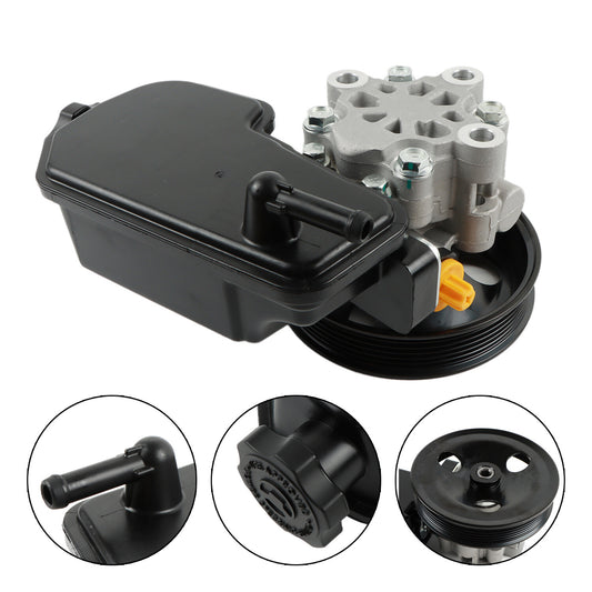 Power Steering Pump w/ Reservoir Pulley for 05-2007 for Dodge Dakota 3.7L 4.7L V6 V8