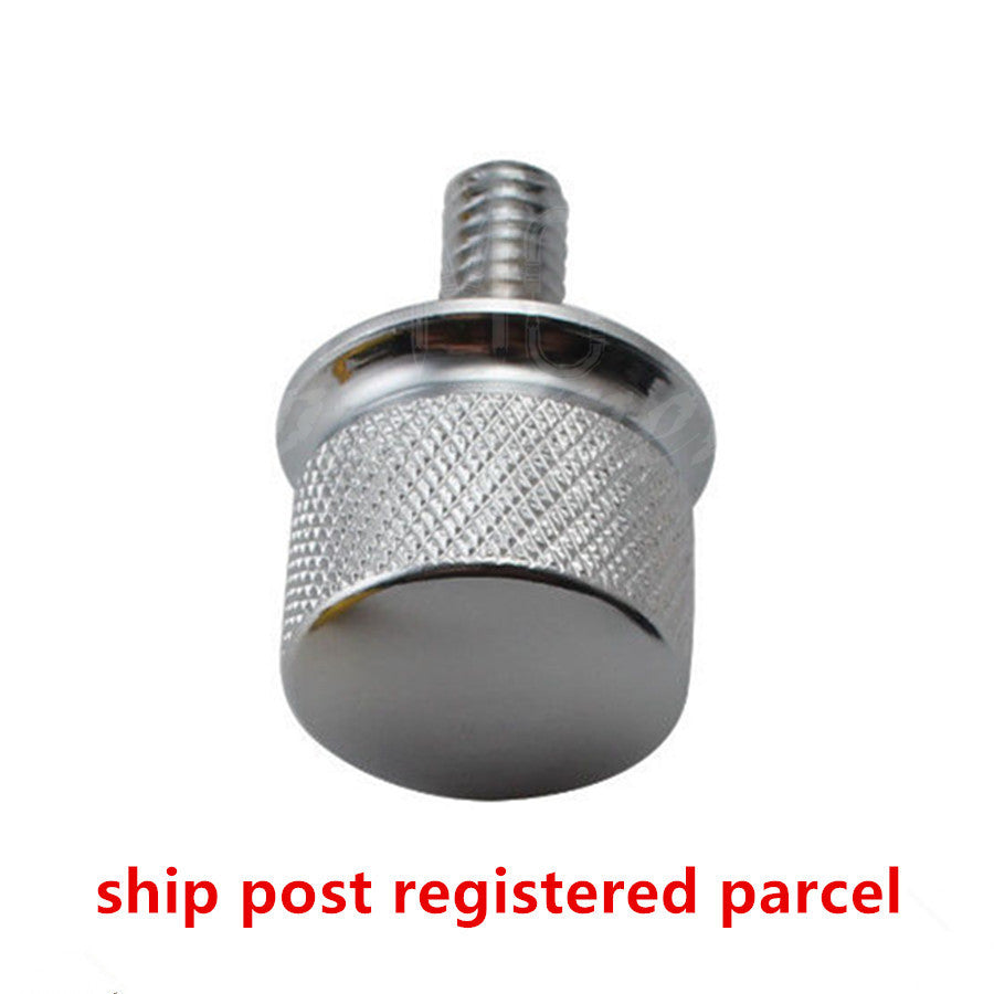 Chrome Billet Aluminum Knurled for Seat Bolt for Harley Sportster Dyna Touring 96-15