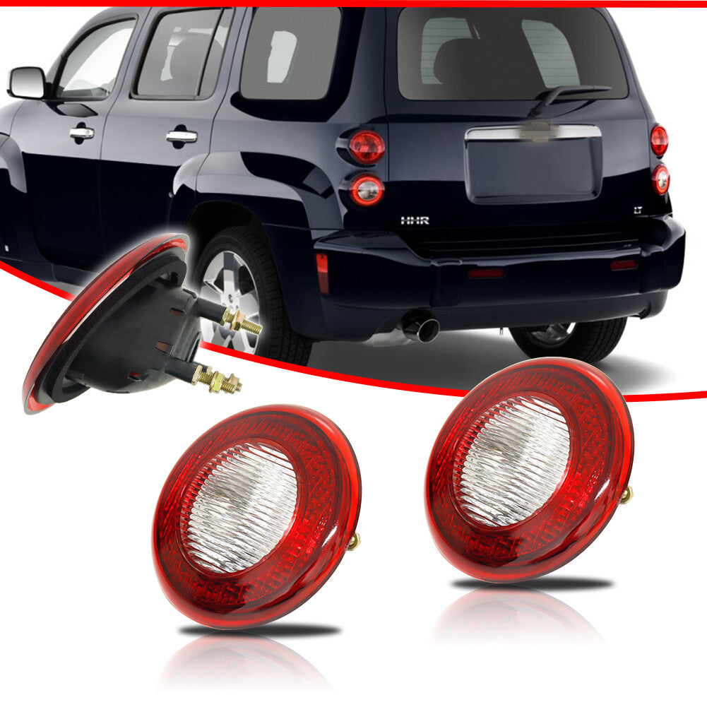 Red and Clear Lens Rear Reverse Backup Light Housing Kit for 2006 - 2011 for HHR- v