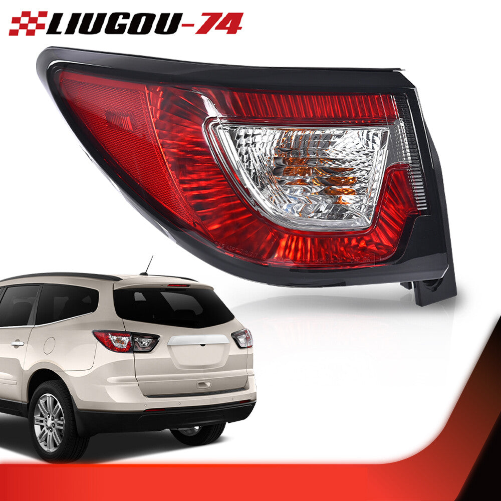 Tail light with bulb red LH driver side fits 13-17 for Traverse LS LT LTZ- v