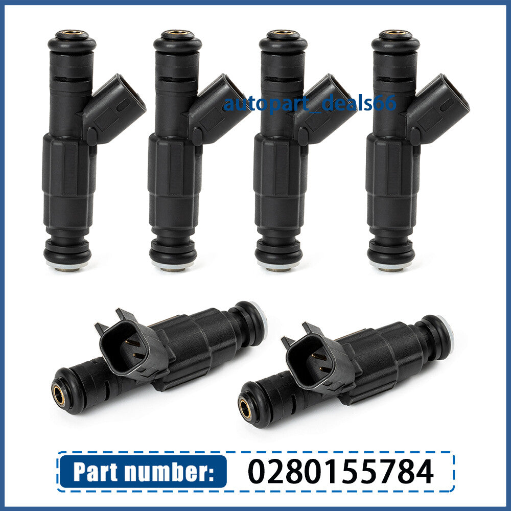 6PCS Upgrade Fuel Injectors for Jeep Cherokee Grand Cherokee for Dodge 0280155784
