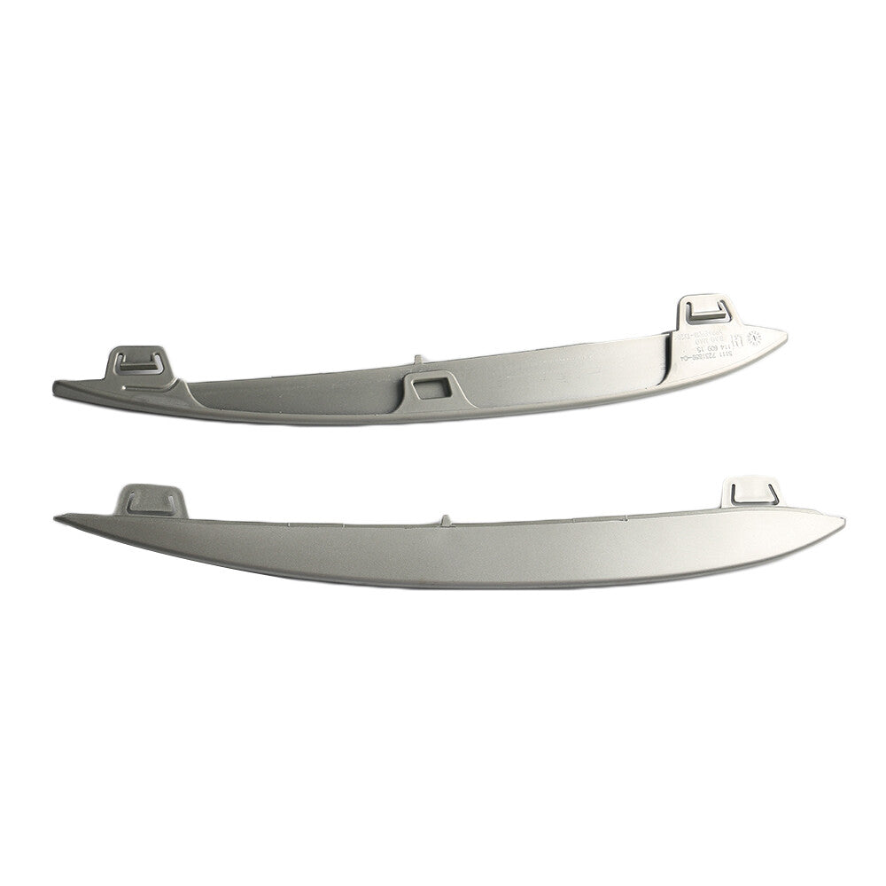 2x for BMW 528i 535i 2011 2012 2013 Front Left Right Bumper Grille Finish Trim