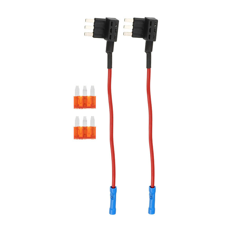 2pcs Car Fuse Tap Add a Circuit Adapter with 2pc 7.5A Micro3 ATL Blade Type Fuse