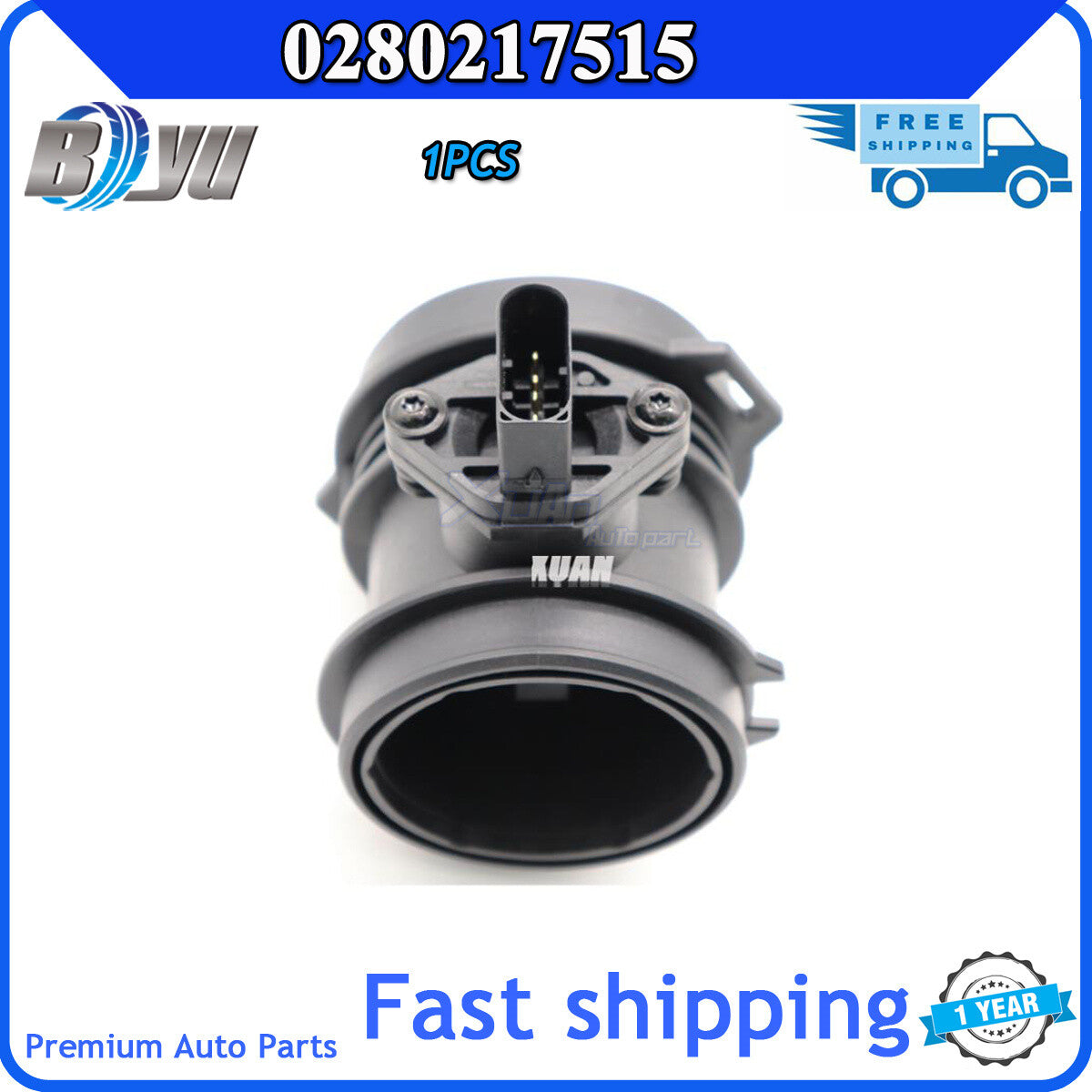 for Volkswagen air flow meter sensor suitable for 0280217515 for Mercedes-Benz W210 W211 S210 vehicles - 1 piece