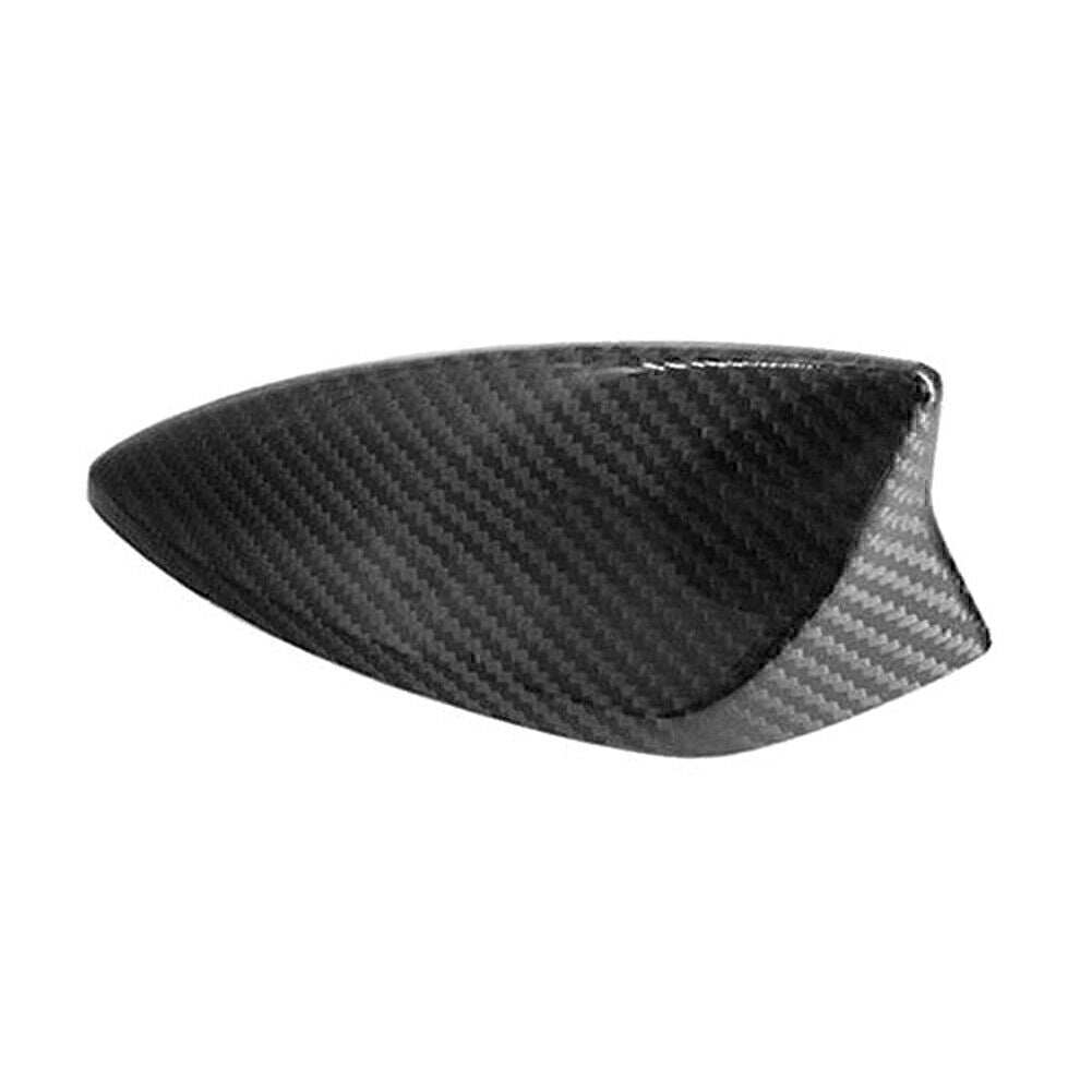 Black Carbon Fiber Shark Fin Antenna Aerial Cover Trim Fit for Cadillac XT4 XT5
