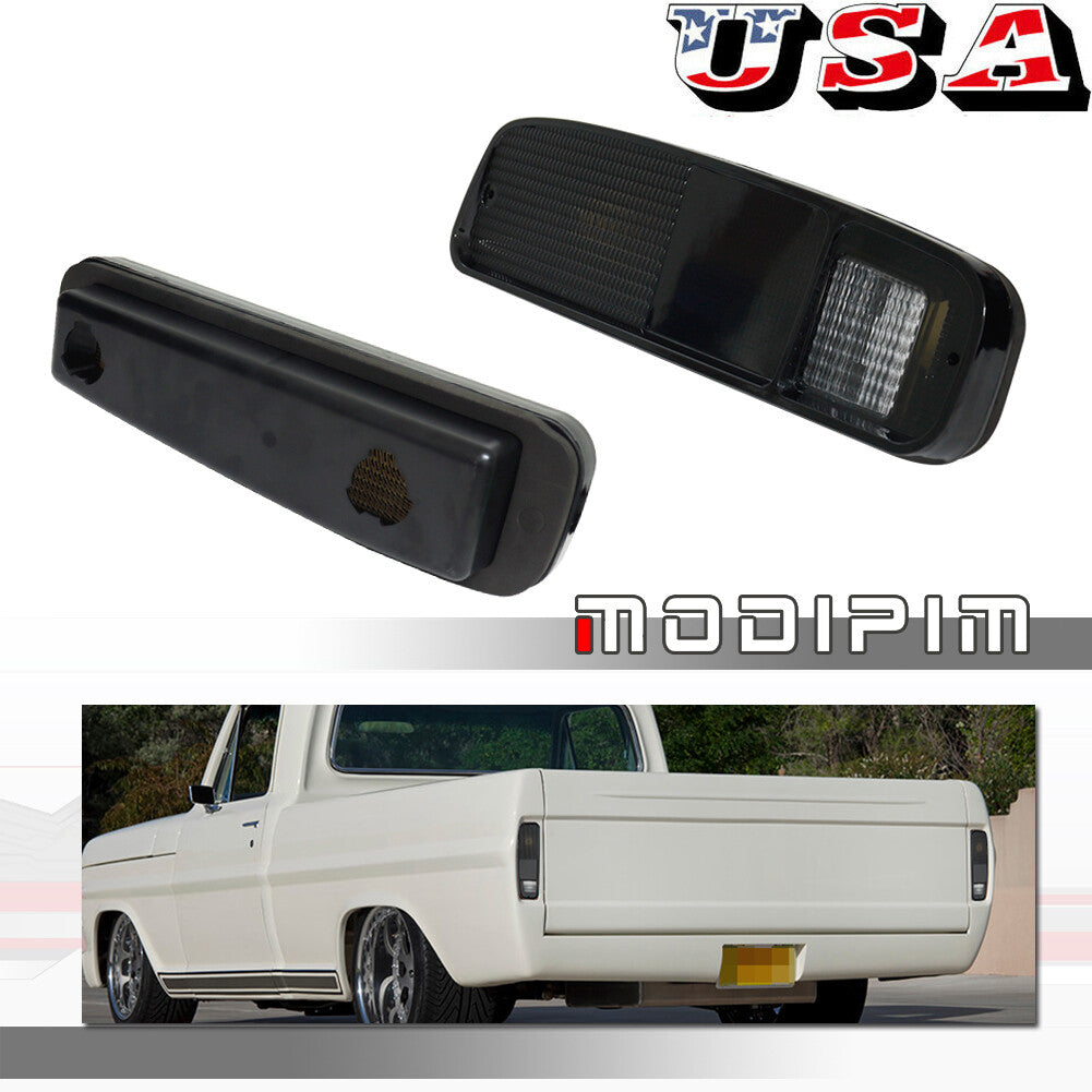Smoked tail light set suitable for 1973-1979 trucks 1978-19 Bronco 1975-91 Econoline- v