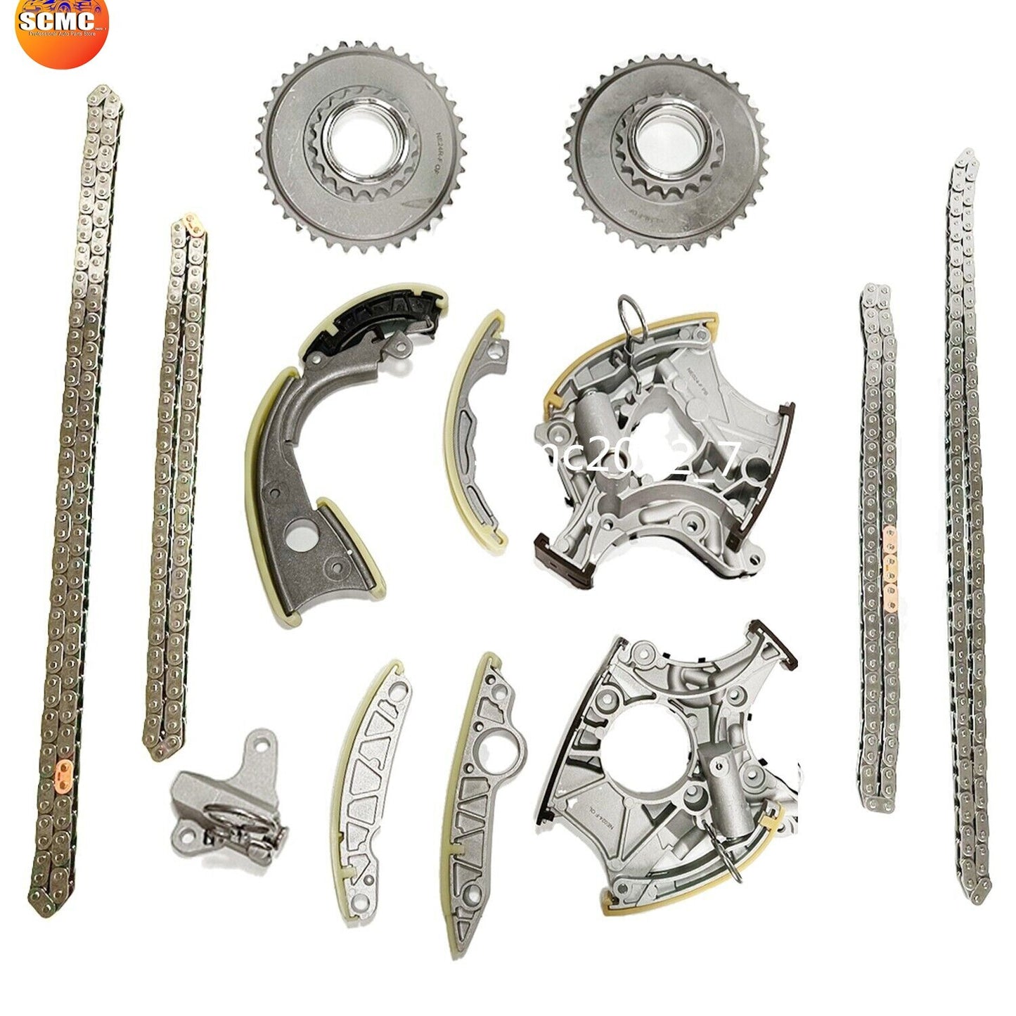 V6 Control Chain Kit With Chain Tensioner for AUDI A4 A6 for A8 2.4 3.2L AUK BKH BPK