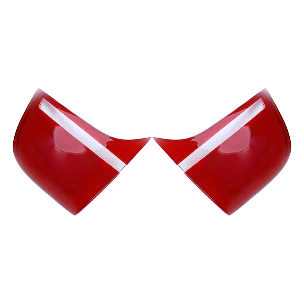 2Pcs Left+Right Inner Side Red Tail Light Lens Cover For X6 X6M E71 2008-2014