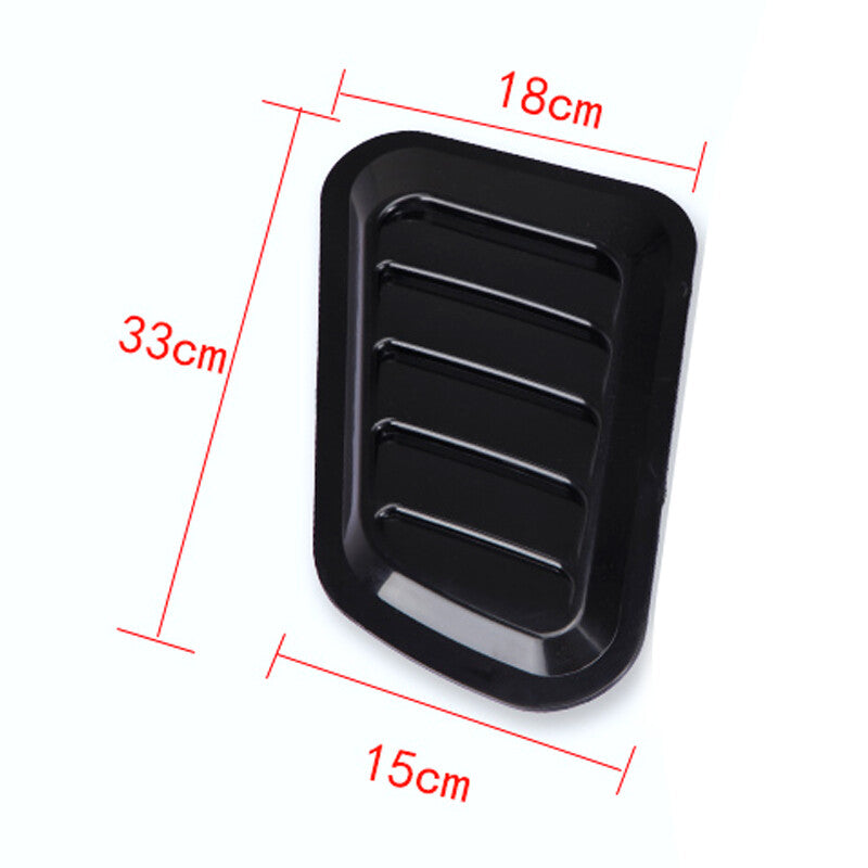 2-Pack Universal Car Accessories Airflow Scoop Turbine Cap Ventilation Cover Mudguards n