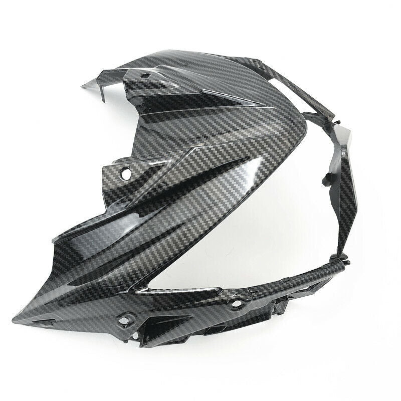 Carbon fiber upper front nose light surround fairing for Kawasaki Z800 13-18