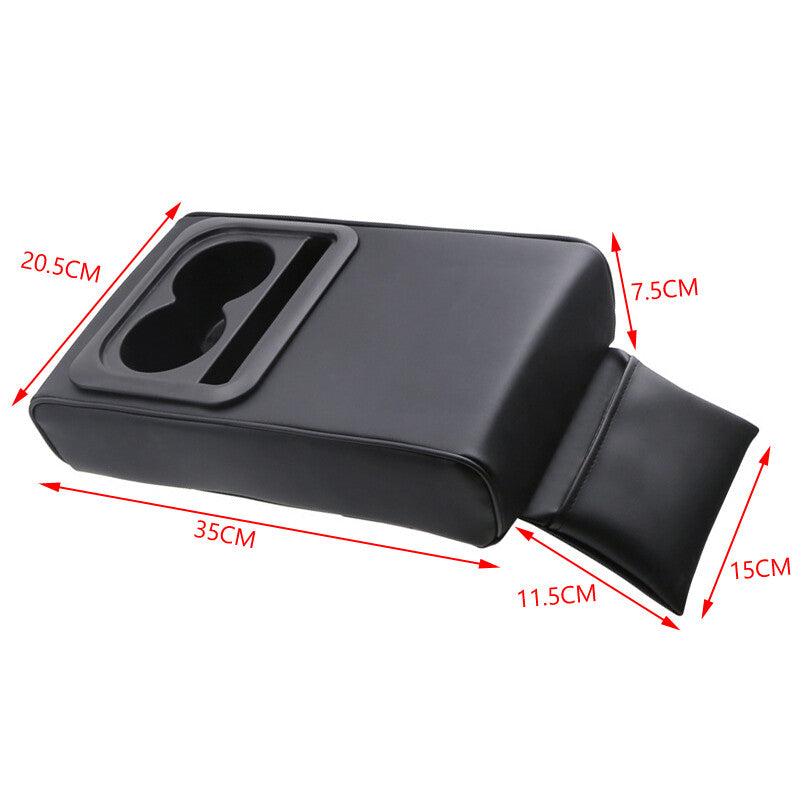 Car armrest box mat cover lifter bend and rear for seat cup holder storage - n