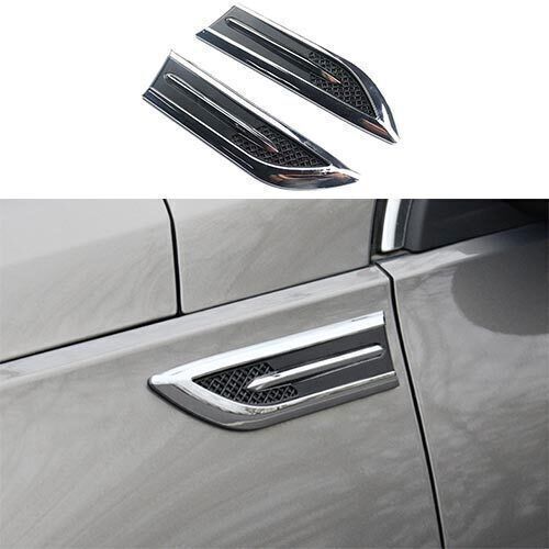 for Chevrolet Malibu 2016-2021 Body Fender Side Air Outlet Cover Trim Chrome 2X