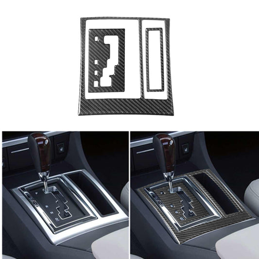 2X Red Carbon Fiber Center Console Cover Trim for Lincoln for Navigator 2007-2014 v