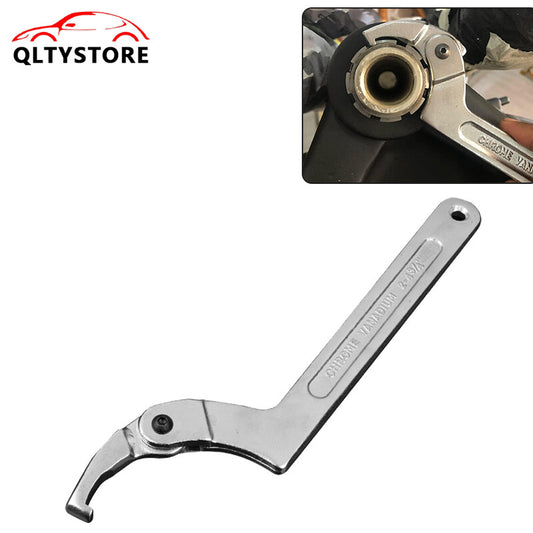 Adjustable Hook Wrench 51-121mm C Flat Spanner Tool Slotted Retaining Universal Q