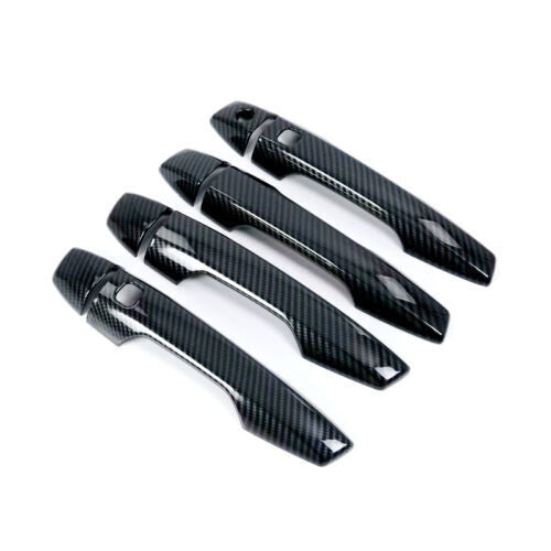 for Mitsubishi Eclipse Cross 2018-2022 Carbon Fiber Outer Door Handle Cover Trim