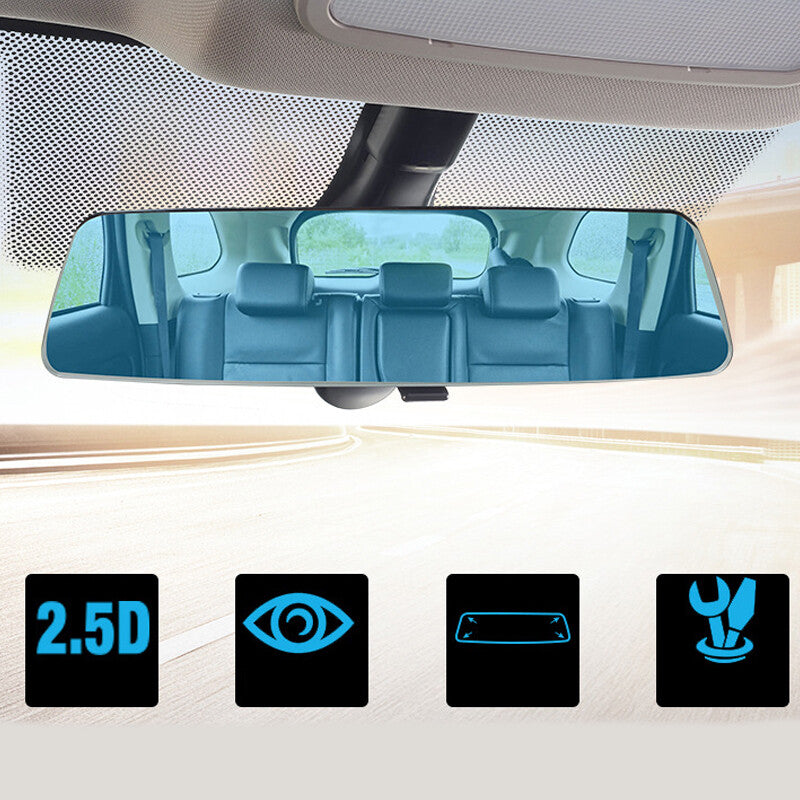 Blue Anti-Glare Rear View Flat Mirror Extension Widely Vision For Car Interior¡Á1 v