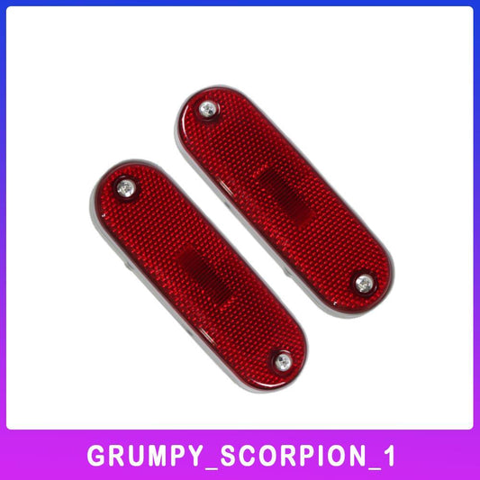 Pair for Toyota Rav4 1996-2000 Rear Reflector Side Marker Light Left+Right Red