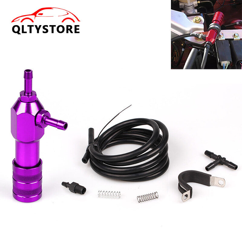 Purple Adjustable Racing Turbo Boost 1-30 Psi Car Manual Boost Controller Kit