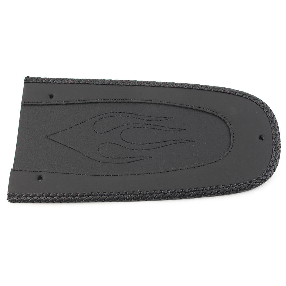 Black Flame Solo for Seat Rear Fender Bib for Harley Touring Electra Glide Road King Q