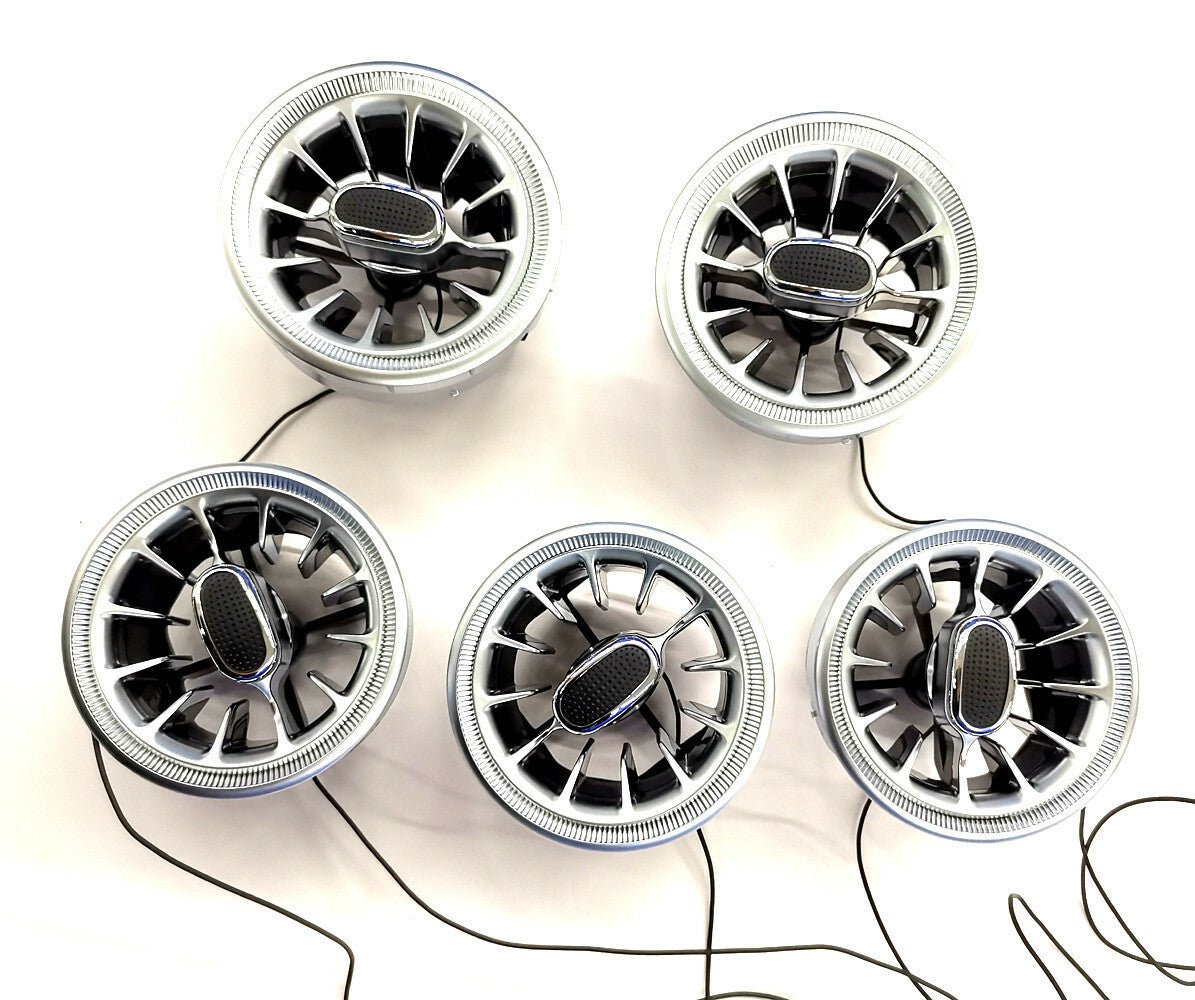 F&B 64 color Illuminated led Air Vent purifier for Mercedes W205 C & GLC 15-20 v