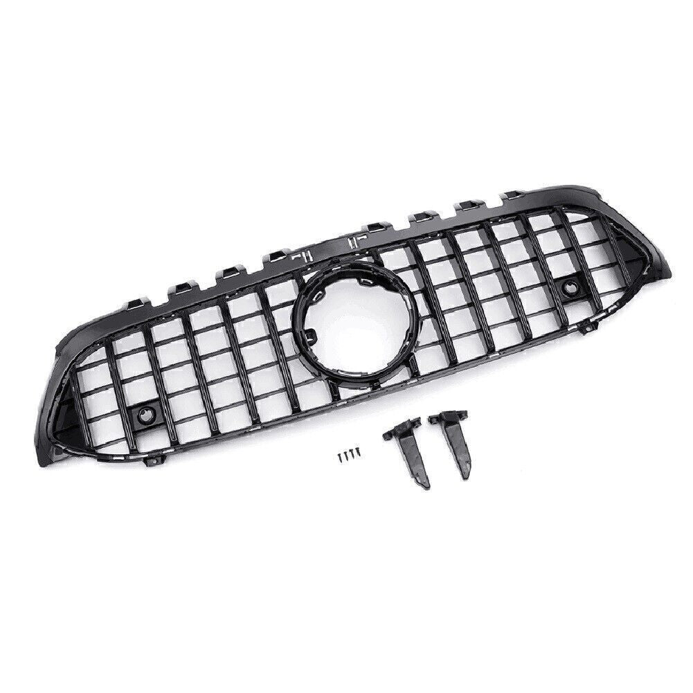 ABS Black GT R Front Grill Grille Fit 2019 for Mercedes-Benz W177 A200 A250 A45
