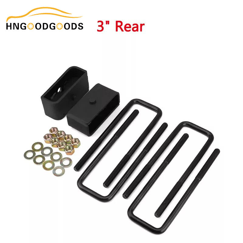 3-inch rear leveling lift kit lifter for 2007-2019 for Chevrolet Silverado for Sierra for GMC