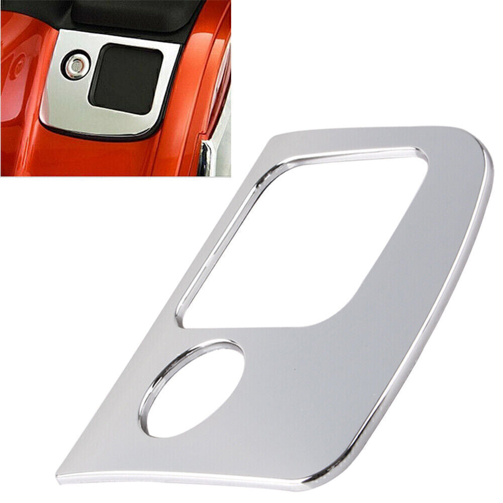 Chrome Goldwing Fairing Right Side Control Accent Fit for Honda 2001 - 2011 GL1800 Q