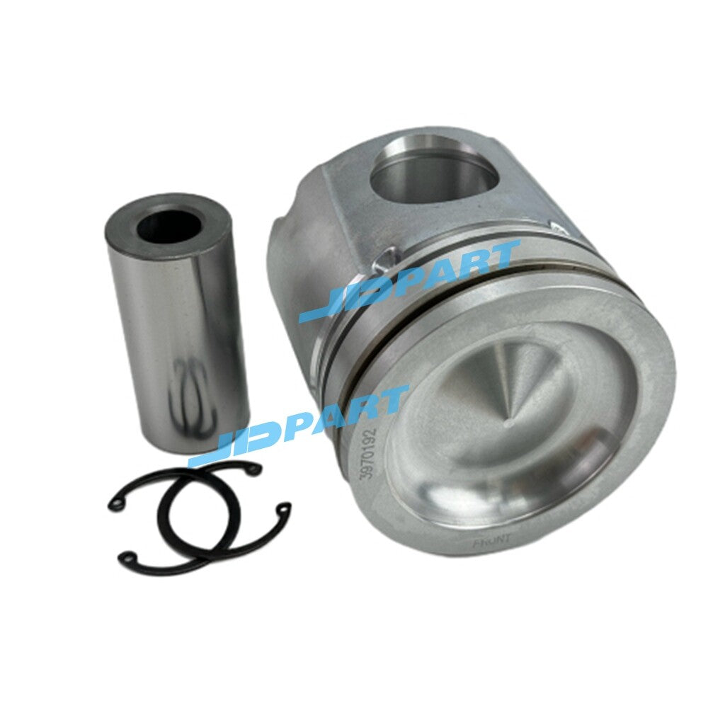 6-piece set of 6D102 pistons with pins 3970192 3934047 3920691 engine parts -