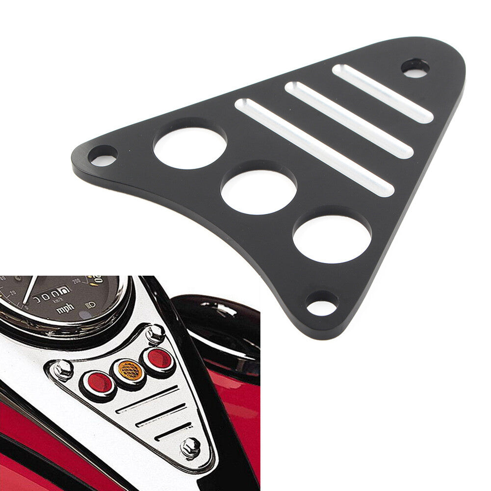 CNC Black Dash Plaque Cover for Kawasaki VN800 Vulcan Custom Classic 1995-2006 Q