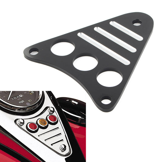 CNC Black Dash Plaque Cover for Kawasaki VN800 Vulcan Custom Classic 1995-2006 Q