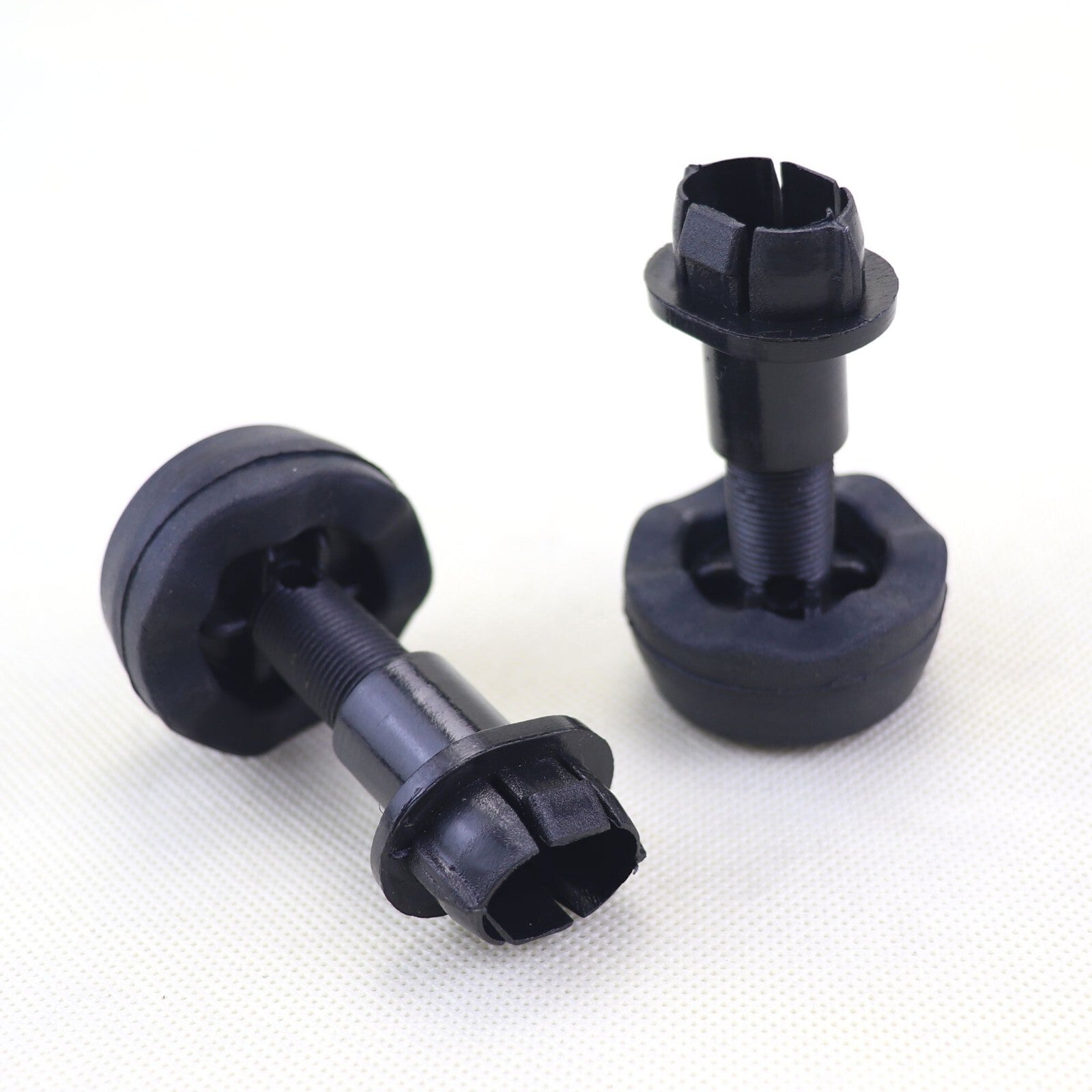 2-Piece Rubber Bumper Pad for Ford Escape Focus Edge Range Hood Stop Pad CV6Z16758A