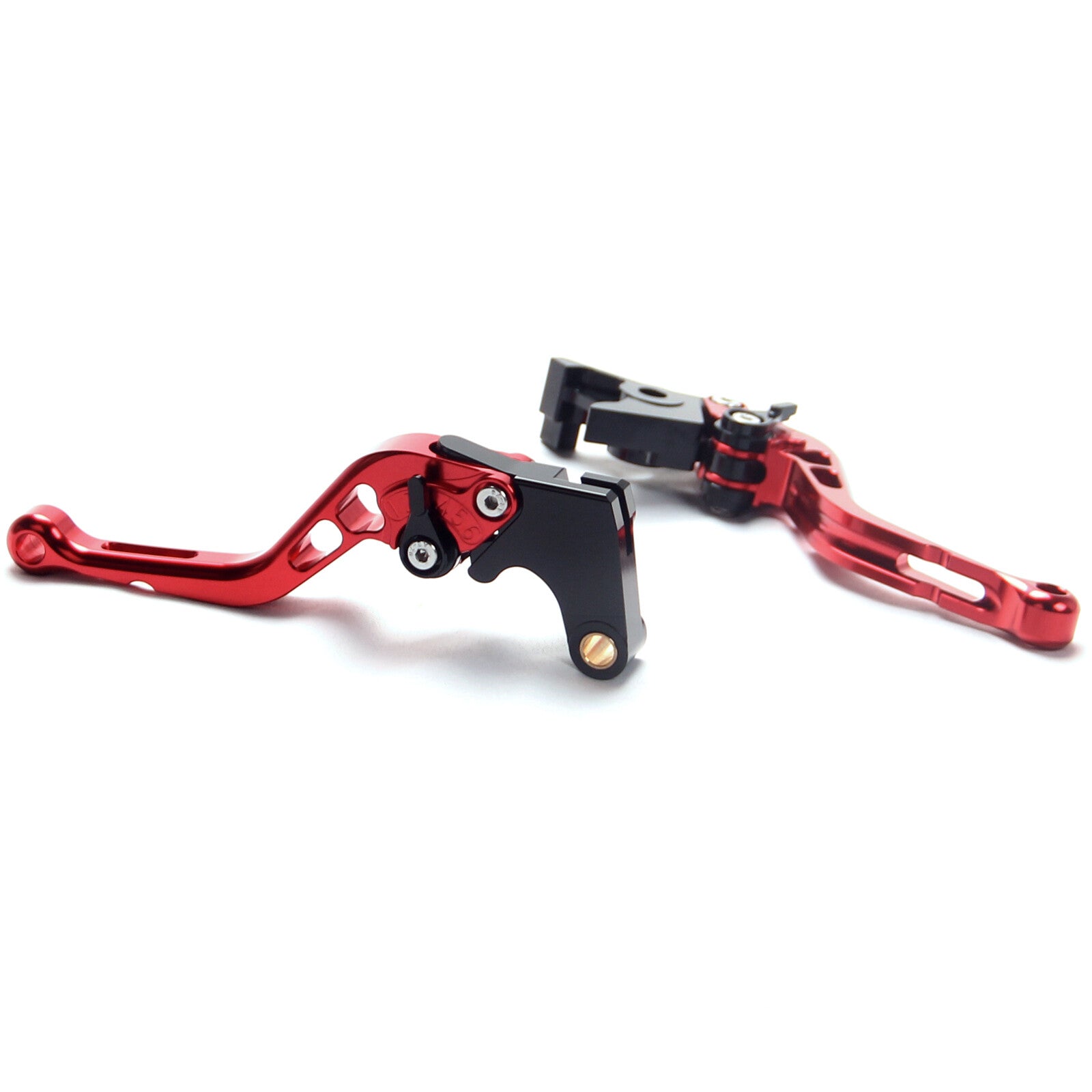 red Shorty Brake Clutch Levers For Honde CBR929RR 2000-2001 Adjustable