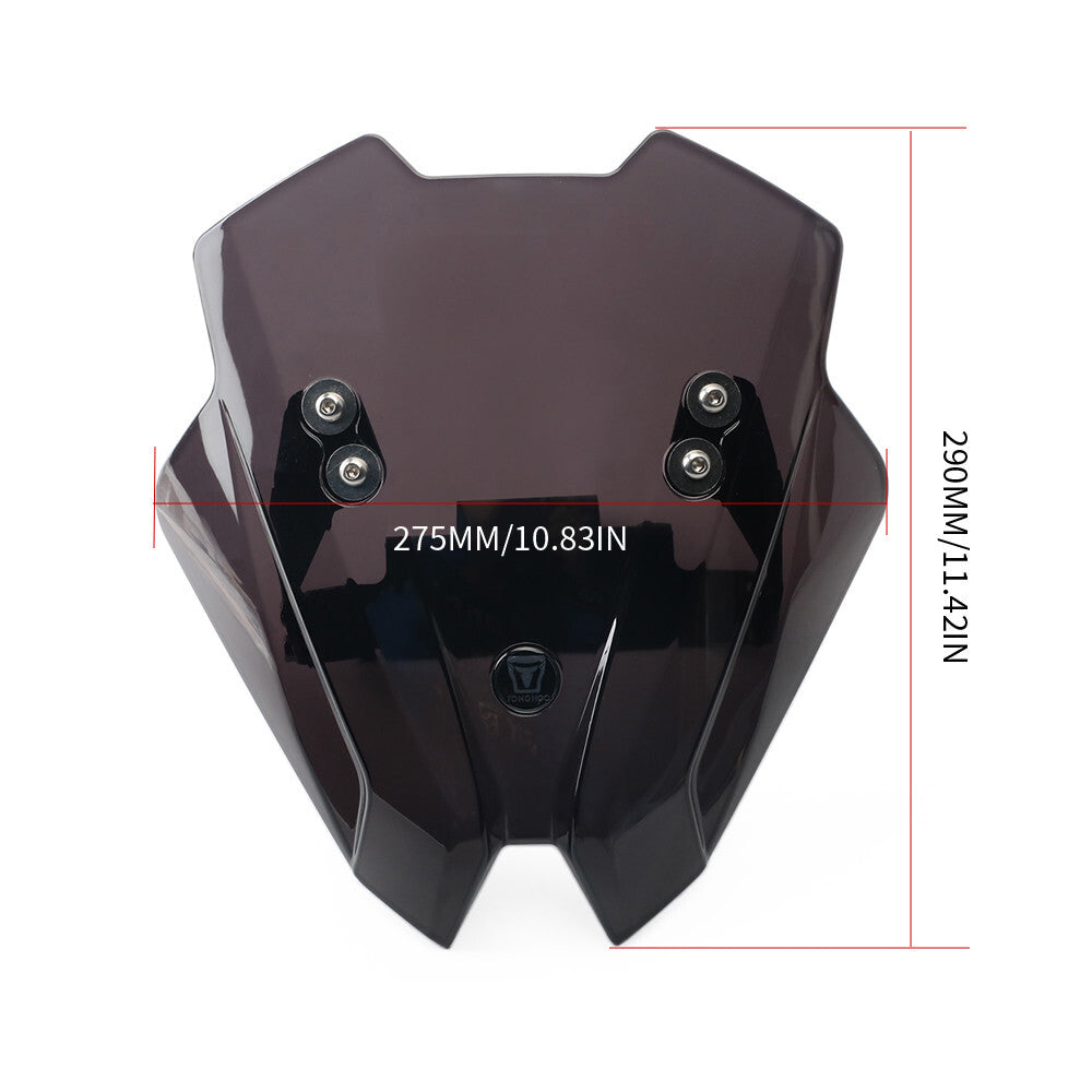 For CF MOTO 450 NK 2023 2024 25 Windshield WindScreen Screen w/Mounting Bracket Q