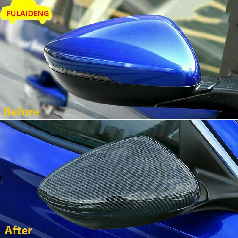 for Honda Accord 2018-2022 Carbon Fiber Door Side Rearview Mirror Cover Trim ABS