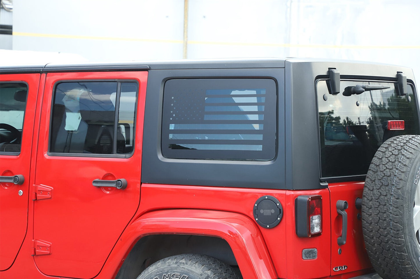 for Jeep for Wrangler JK JKU 2011-2017 Rear Window Decal 4 Door Accessories