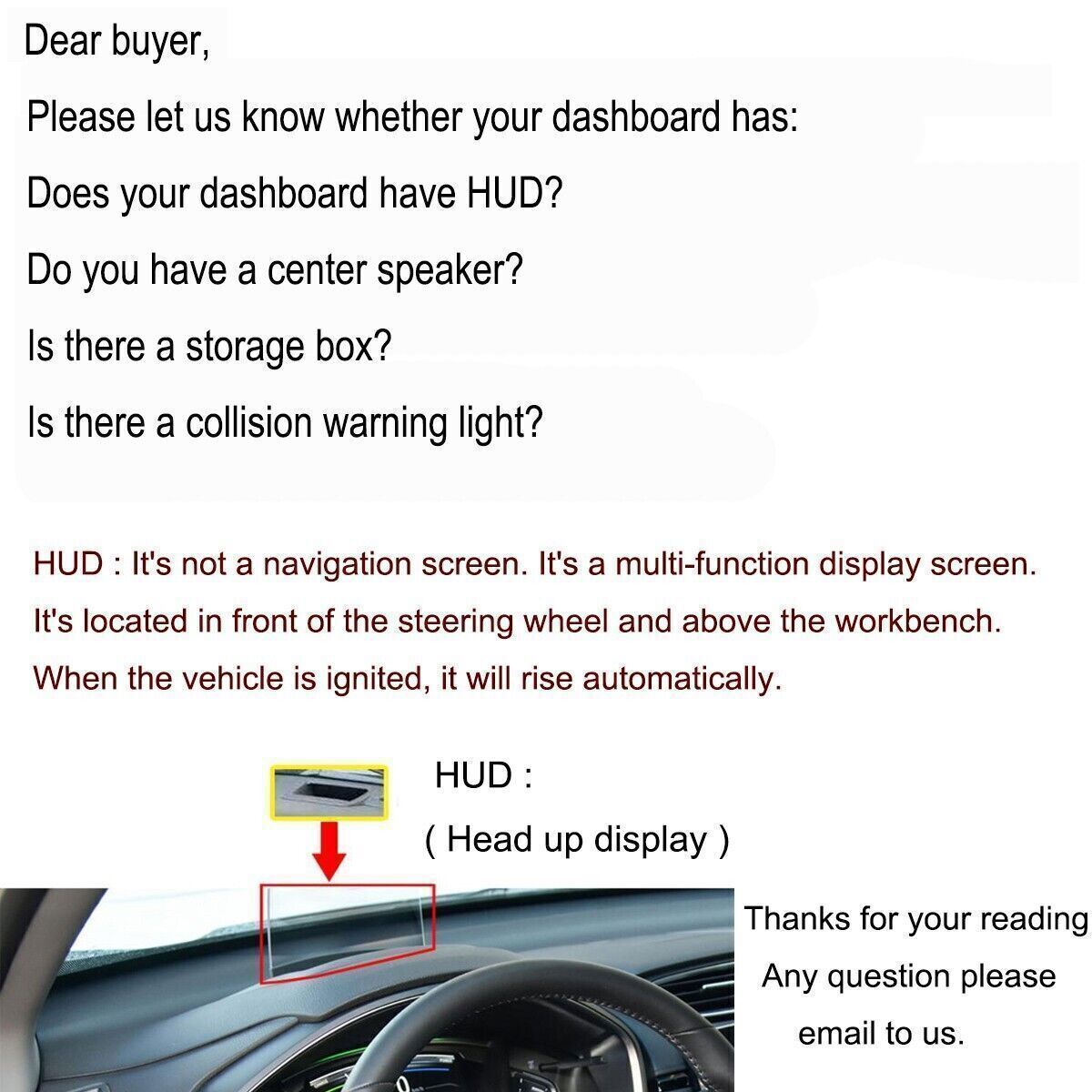 1X for Cadillac XTS 2015-19 Inner Dashboard Dash Mat Non-slip DashMat Sun Shade