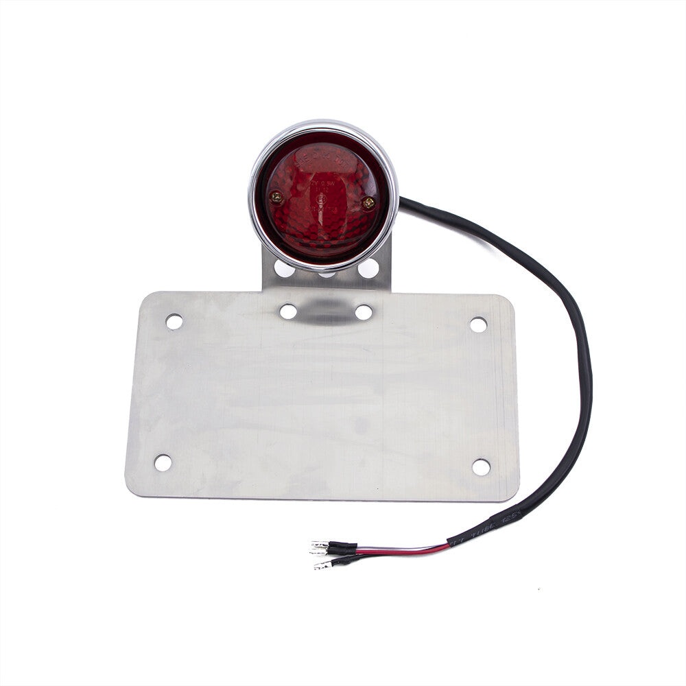 Tail Brake Light Mount License Plate Bracket for Harley Chopper Bobber Custom Q