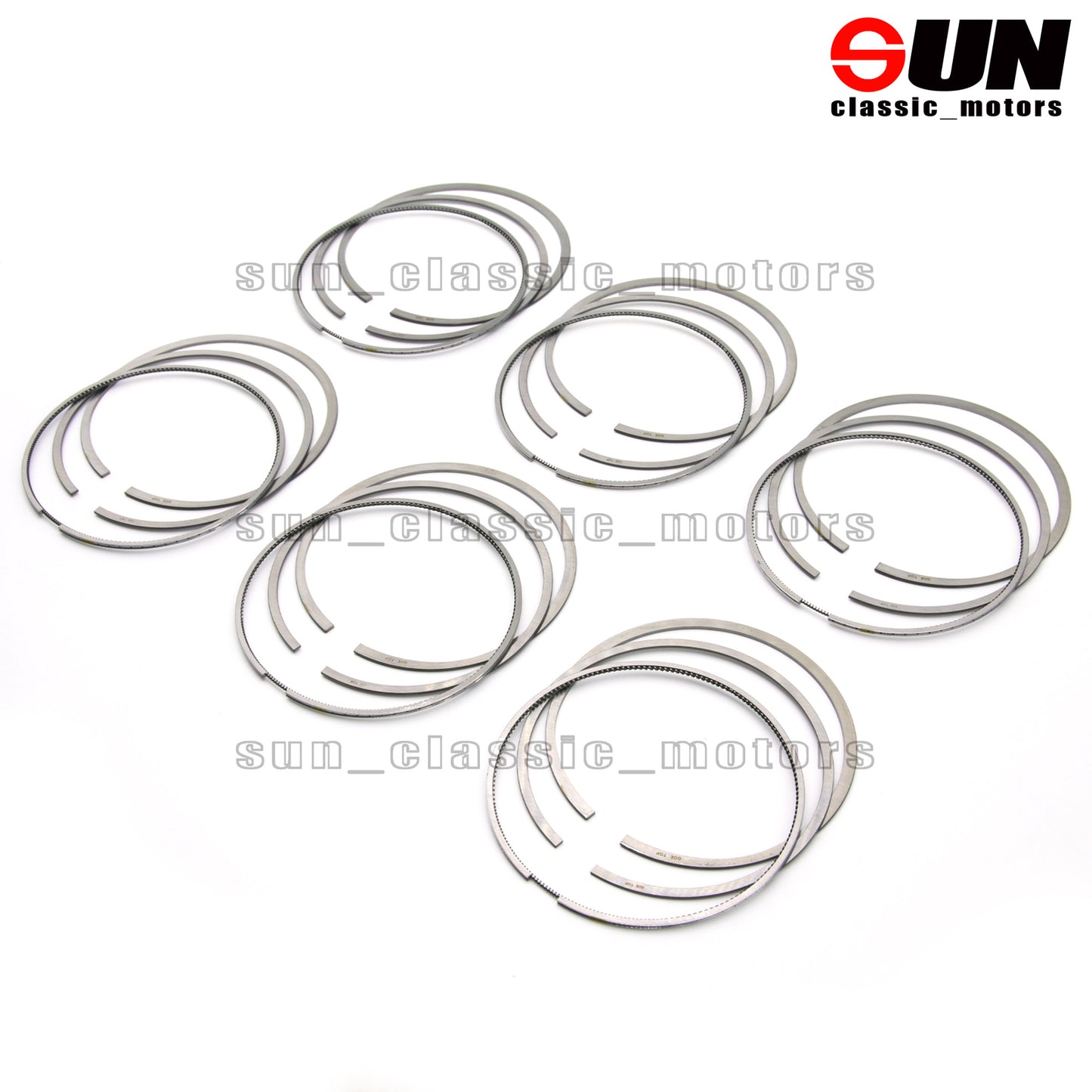 6x Piston Rings Set STD for Cayenne for Panamera Macan S 4S 3.0T 3.6 970 95B