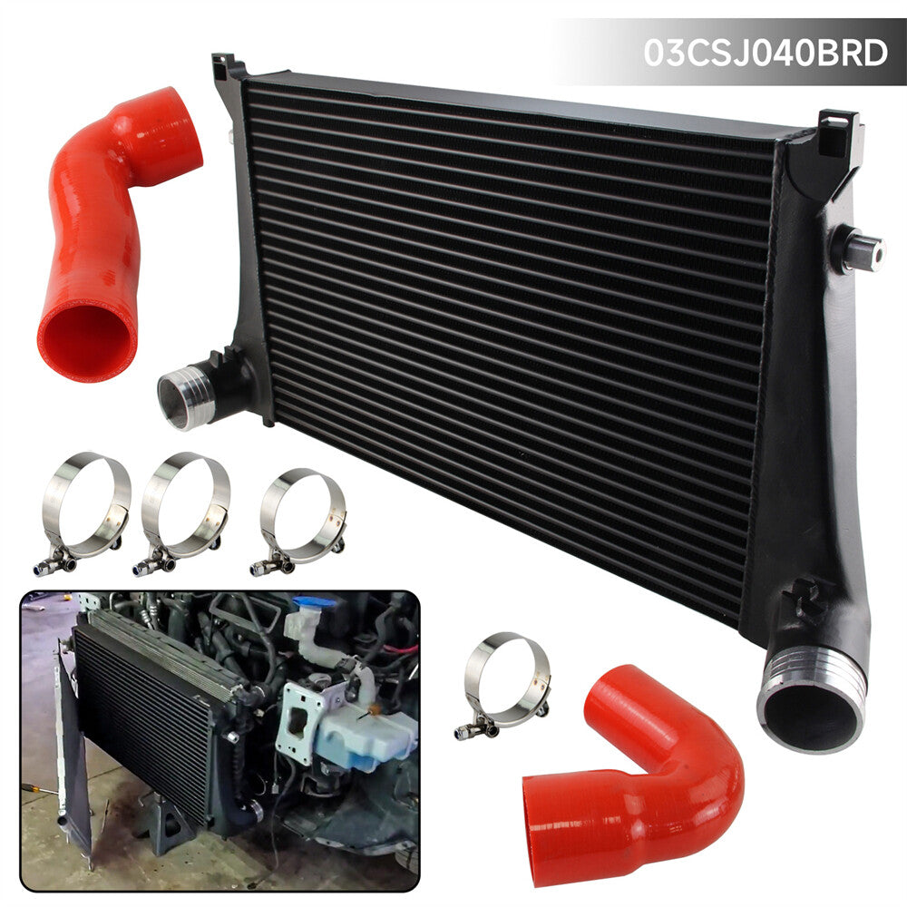 70MM INTERCOOLER KIT for VW MK7 EA888 GTI for GOLF R VAG 1.8T 2.0T 8V for AUDI A3 TT