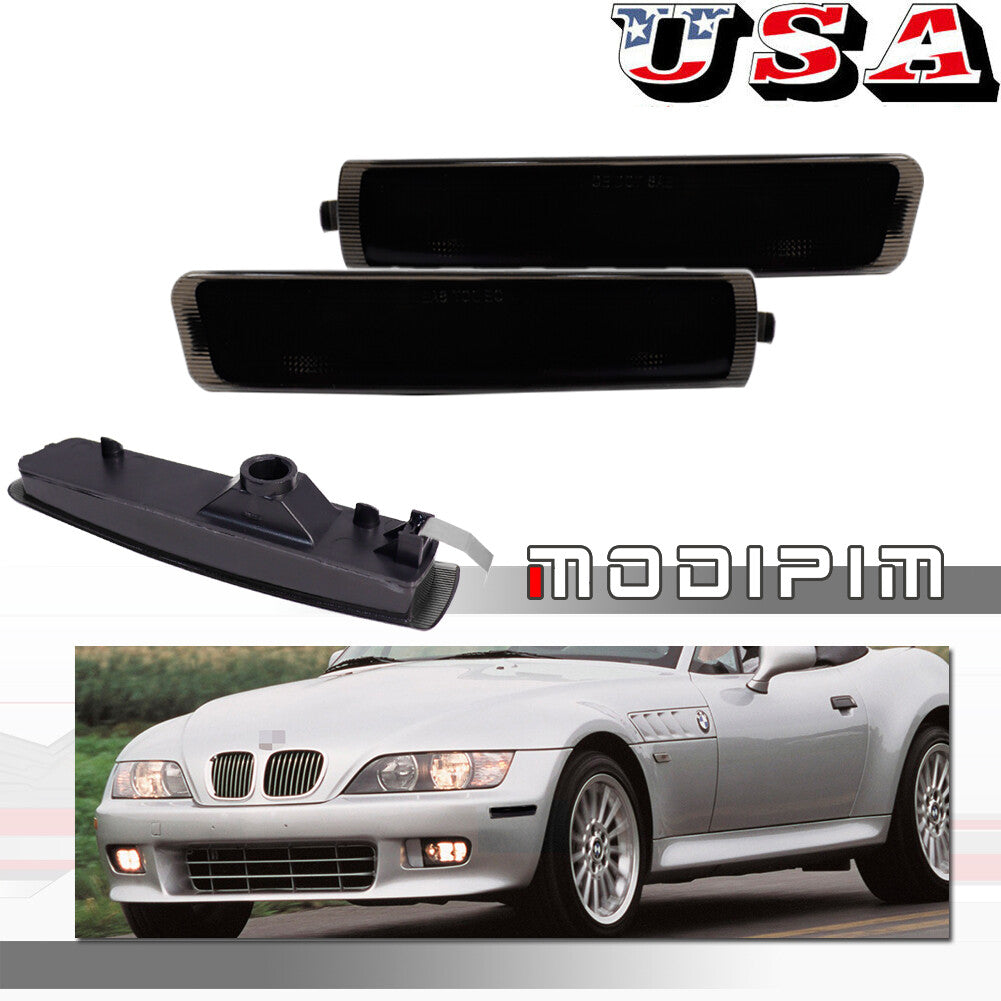 2-piece smoked front marker lampshade suitable for Z3 M coupe from 1996 to 2002- v