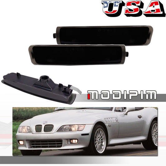 2-piece smoked front marker lampshade suitable for Z3 M coupe from 1996 to 2002- v