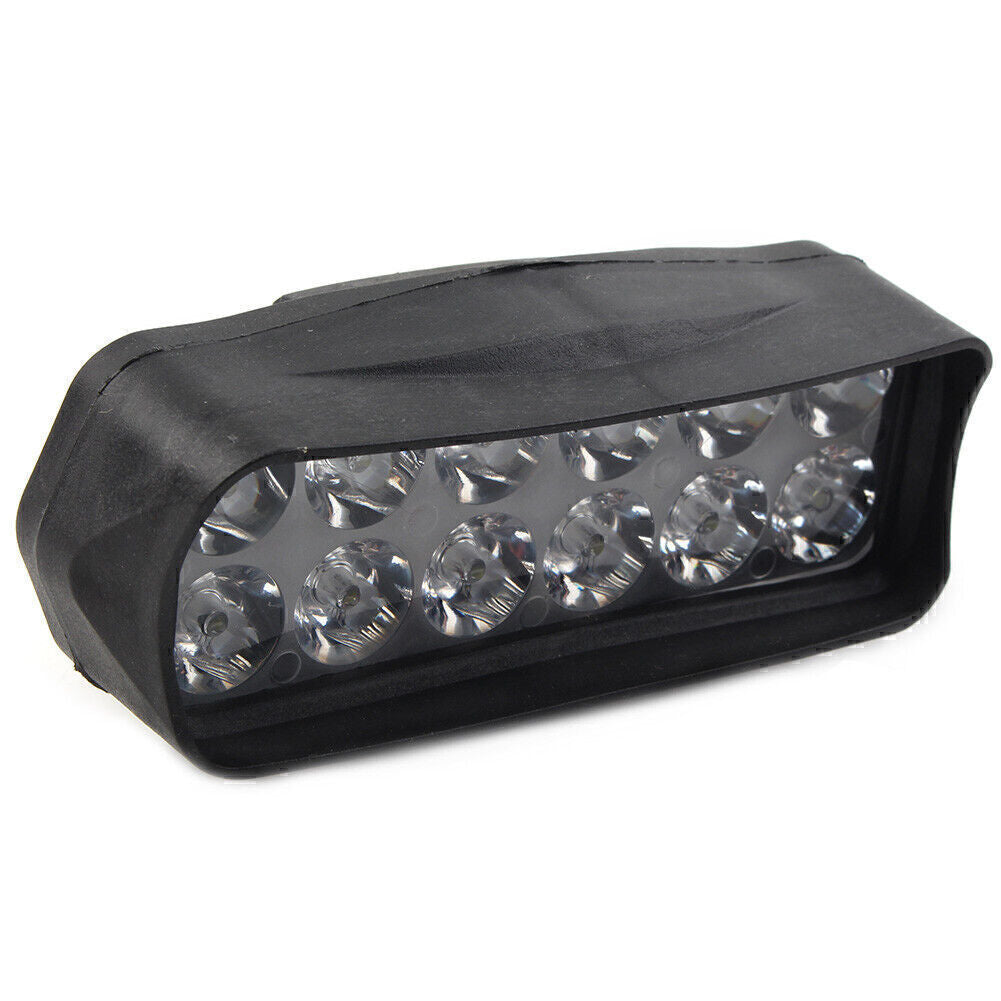 For Car UTV ATV Motorcycle External Headlight Spot Fog Light 12-LED Headlamp 1X Q