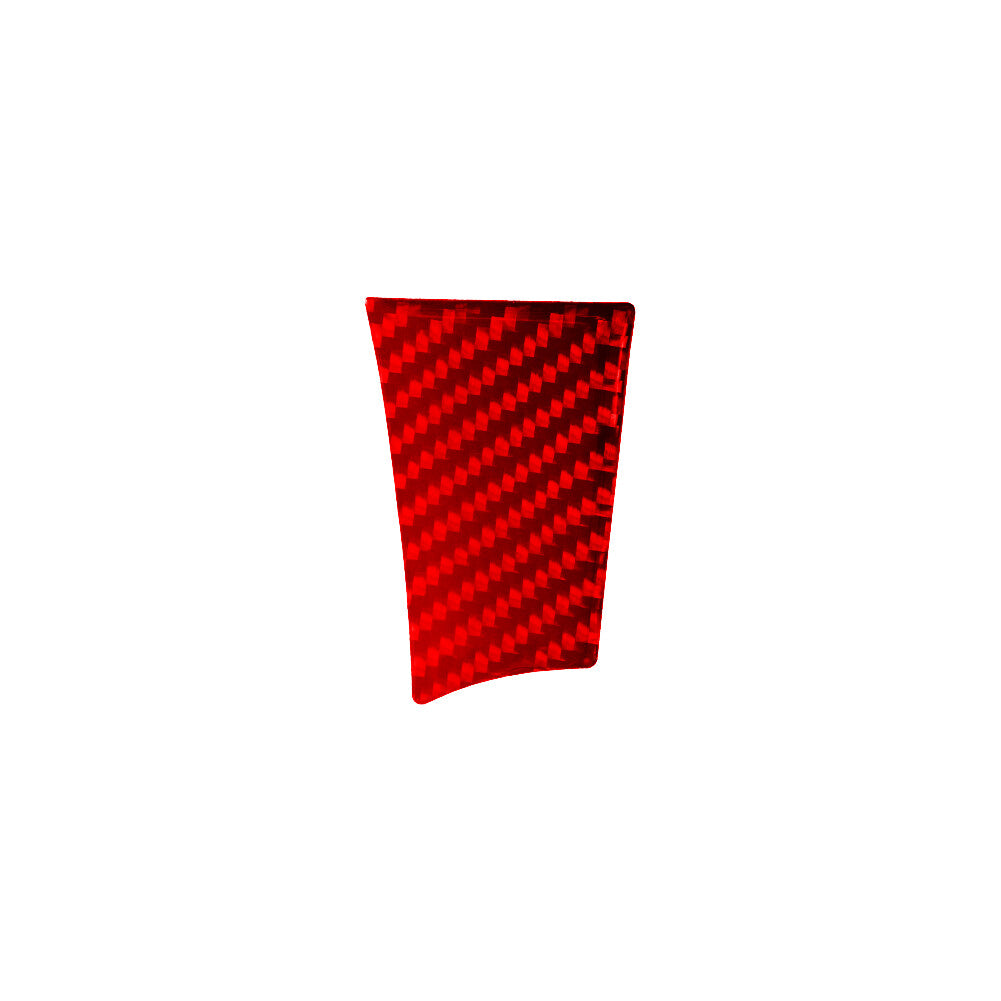 Red Carbon Fiber Rear Door Panel Cover Trim for Hyundai for Veloster JS 2019-2022